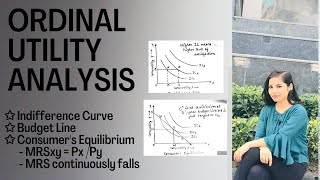 Ordinal Utility Approach  Indifference Curve Analysis  Microeconomics [upl. by Laughlin332]