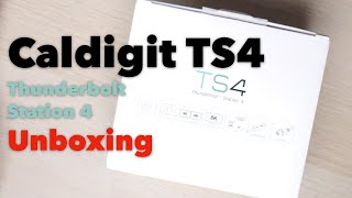 Caldigit TS4 Thunderbolt 4 Dock Unboxing [upl. by Petes]