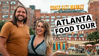 Georgia Atlanta Food Tour  One Day in the ATL  Travel Vlog [upl. by Gervais201]