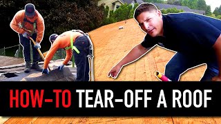 How to tear off a roof  DIY roofing [upl. by Syd]