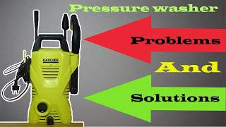 Pressure washer  3 Common problems amp solutions [upl. by Wartow360]