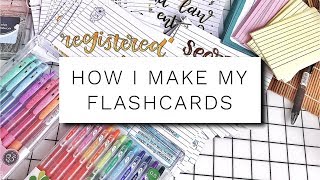 How I Make My Flashcards [upl. by Neom959]