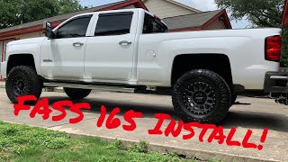 2015 2500HD DURAMAX FASS FUEL SYSTEM INSTALL [upl. by Assilaj]