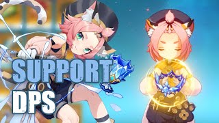 Diona DPSSupport Build Guide  Best Teams amp Builds for Diona  Genshin Impact [upl. by Anirazc]