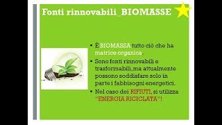 Biomasse idrogeno e risparmio energetico  Classi 3 [upl. by Annaeerb]