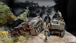 Panther VS Stuart  Skill Matters  Falaise pocket  172  Diorama [upl. by Nylyrehc702]