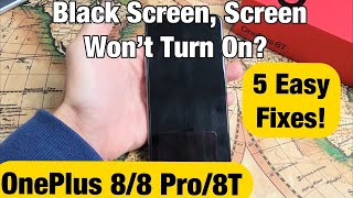 OnePlus 88 Pro8T Black Screen Screen Wont Turn On 5 Fixes [upl. by Neret]