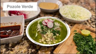 Pozole Verde Con Puerco  Green Pozole With Pork Recipe  Pork Pozole Verde  Jenny Martinez [upl. by Rem]