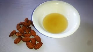 How to make Almond oil at home for skin and hair [upl. by Drol]