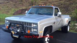 1981 Chevy K30 1 ton 4 wheel drive dually reg cab [upl. by Sihtam]