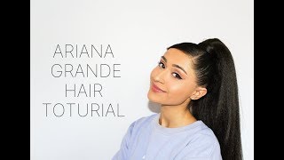 Ariana Grande Hair Tutorial 2019  Spilling the Tea on where Ari gets HER hair [upl. by Anahs]