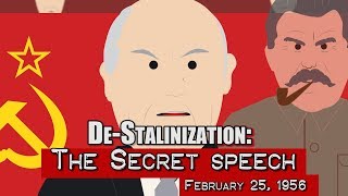 DeStalinization The Secret speech 1956 [upl. by Larual]