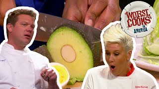 MostSHOCKING Moments  Worst Cooks in America  Food Network [upl. by Trebliw]