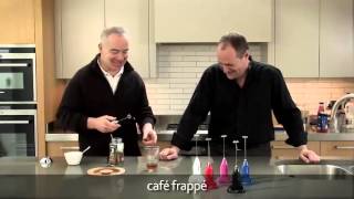 How to make a frappé coffee using an aerolatte milk frother [upl. by Isak]