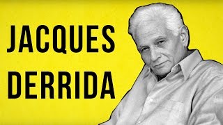 PHILOSOPHY Jacques Derrida [upl. by Allenaj865]