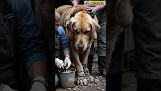 DOG RESCUED From Barnacles By Heroic Rescuer [upl. by Eenaej]