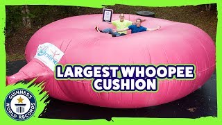 They made a giant whoopee cushion  Guinness World Records [upl. by Stickney]