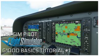 Microsoft Flight Simulator 2020  G1000 Tutorial  Episode 1  Basic Functions [upl. by Aicatsan15]