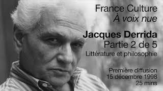 Derrida littérature et philosophie 1998 [upl. by Naarah]