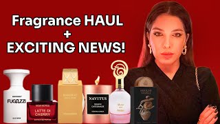 Viral Fragrance HAUL  Exciting NEWS ❤️ [upl. by Nilyahs]