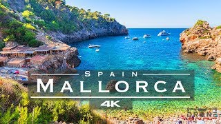 Mallorca Spain 🇪🇸  by drone 4K [upl. by Auqeenahs]