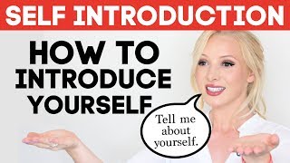 SELF INTRODUCTION  How to Introduce Yourself in English  Tell Me About Yourself Interview Answer [upl. by Lizbeth282]