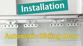 How to install the automatic sliding door opener  OSENT Installation Guide [upl. by Hildick]