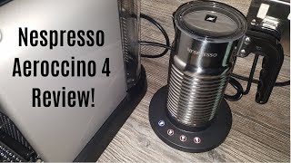 Nespresso Aeroccino 4 Milk Frother Review  Worth upgrading from the Aeroccino 3 [upl. by Liz]