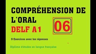 DELF A1  Compréhension de loral no 6 [upl. by Phedra]