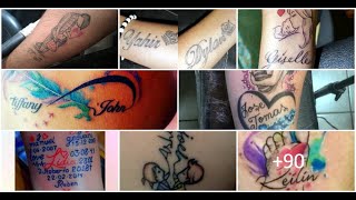 100 Tatuajes con Nombres e Iniciales de Hijos [upl. by Fu474]