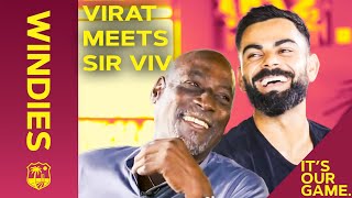 When Virat Met Sir Viv  Kohli Interviews West Indies Legend Sir Viv Richards  Windies [upl. by Ahsinel305]