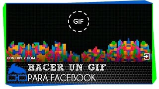 Como Crear Gif Animados para Facebook [upl. by Valenba551]