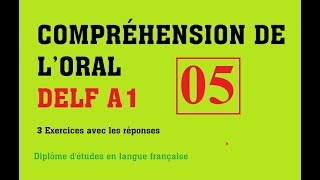 DELF A1  Compréhension de loral no 5 [upl. by Thorncombe]