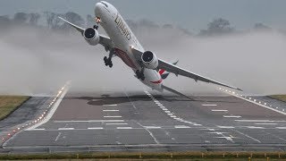 Scary Plane Crosswind Landings Compilation [upl. by Duster]