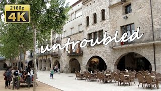 Banyoles a guided Tour through the Old Town Catalonia  Spain 4K Travel Channel [upl. by Ahearn888]