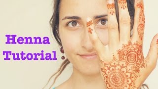 Tatuaje de Henna  Tutorial [upl. by Eilama406]