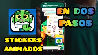 Como convertir videos y Gif en STICKERS ANIMADOS para Whatsapp ✅✅ [upl. by Nysa]