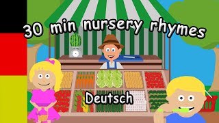 Nursery Rhymes For Children  German Songs For Beginners  Learning German [upl. by Gayn]