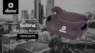 Diono® Solana®  Backless Booster  2021Present [upl. by Aek]