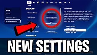 NEW FORTNITE SETTINGS Explained NEW Movement UI Revamp amp More [upl. by Idnis]