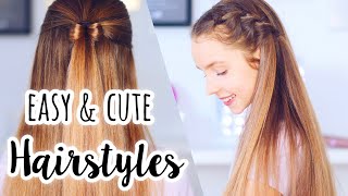 Easy amp Cute Hairstyles  Long Hair Hairstyles [upl. by Kalvin]