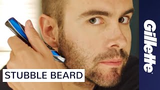 Beard Trimming How to Maintain Scruff and Stubble  Gillette STYLER [upl. by Bianka]