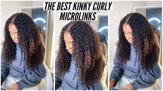 THE BEST CURLY MICROLINKS  ITIPS All you need to know [upl. by Nnawaj575]