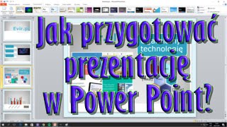 Jak zrobić prezentację w Power Point [upl. by Aonehc83]