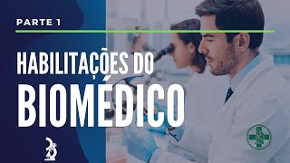 Áreas de atuação do biomédico  PARTE 1 [upl. by Nnayrb]