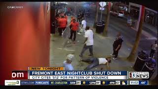 Fremont East nightclub closes after reports of violent fights [upl. by Wyndham533]