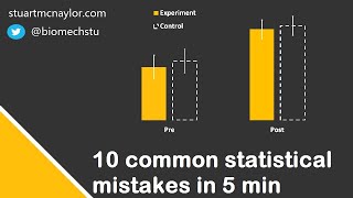 Ten Statistical Mistakes in 5 Min [upl. by Leelah45]