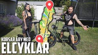 KORSAR ÅBY MED ELCYKLAR [upl. by Ynnav619]