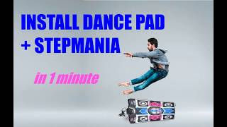 Set up dance pad  Stepmania in 1 minute [upl. by Ailecara]