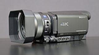 Sony 4K Handycam FDRAX100 Unboxing amp Overview [upl. by Sherborne371]